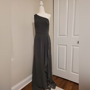 David’s Bridal One Shoulder Dress